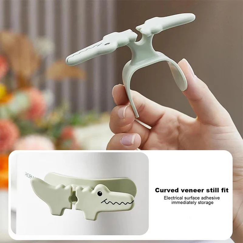 مقاطع إدارة الكابلات مقاطع الكابلات إدارة الحبل المكتبي قبضة التمساح لطيف إدارة الكبلات منظم الأسلاك المرنة للأريكة