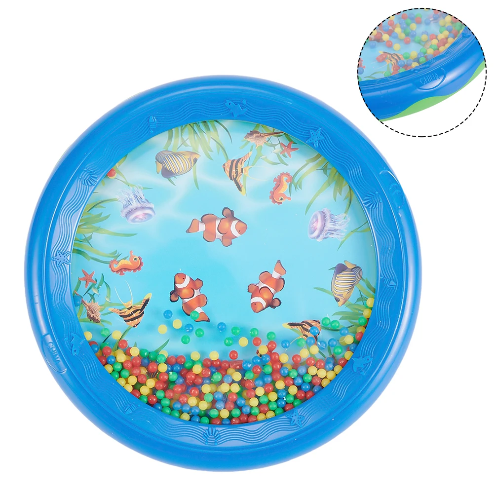 1 Pcs Wave  Sea Sound Bead Drum  Percussion Musical Educational  Instrument Toys Sea Wave  Drum Educational Musical  Parts