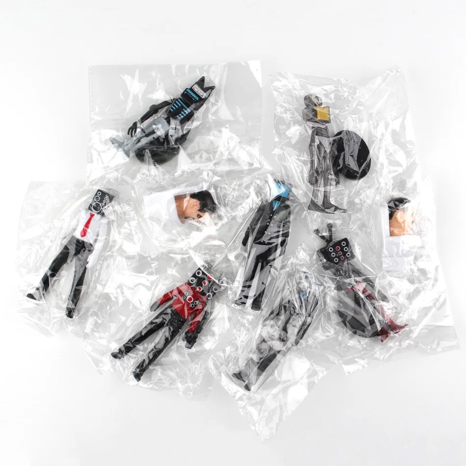 Skibidi Toilettenmann Kamera Mann Figur TV Mann Lautsprecher Mann Modell Kameramann Actionfiguren Dekorationen PVC Puppe Spielzeug Sammlerstück
