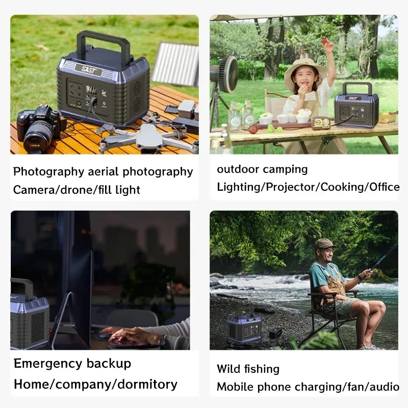 220V 300W Portable Ternary Lithium Charging Station Mobile Power Supply Outdoor Camping External Battery PD65W 118.4Wh 32000mAh