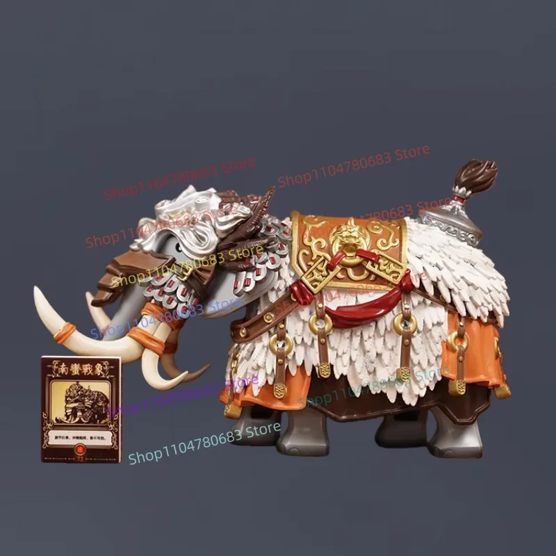 Klocki MOC Mini Figurka Trzy Królestwa Meng You Model do Składania Figurka Dekoracyjna Zabawka Kolekcjonerska Prezent