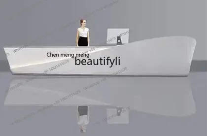 

Новый стиль Paint Frp Стойка регистрации Салон красоты Стоматологическая больница Кассовый центр Стойка специальной формы может быть Cu