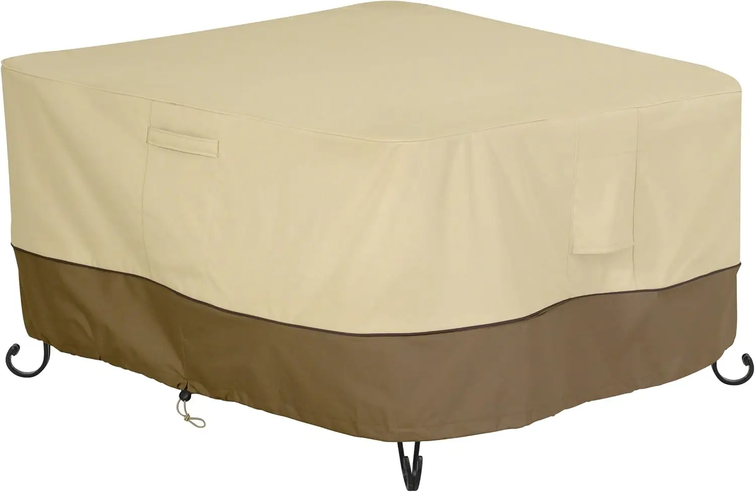 

Veranda Water-Resistant 42 Inch Square Fire Pit Table Cover, Outdoor Table Cover