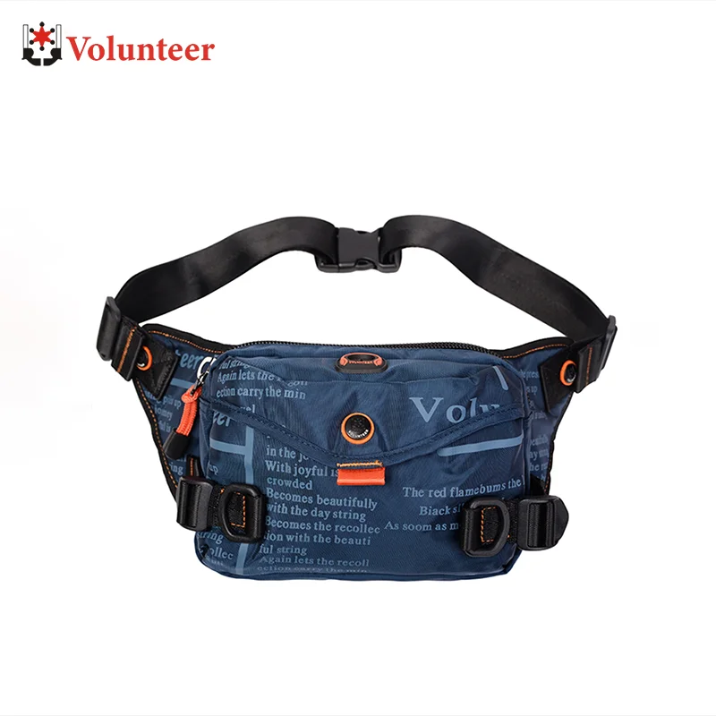 Torby crossbody VOLUNTEER dla mężczyzn 2023 z nadrukiem liter, lekkie, przenośne, uniwersalne torby na ramię z tkaniny Oxford 1518-20A — zdjęcie 4