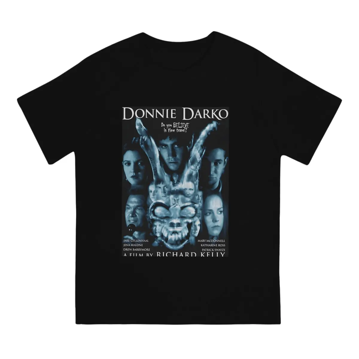 Men's T-Shirt Sci Fi Cult Casual 100% Cotton Tee Shirt Short Sleeve Donnie Darko T Shirts O Neck Clothes Gift