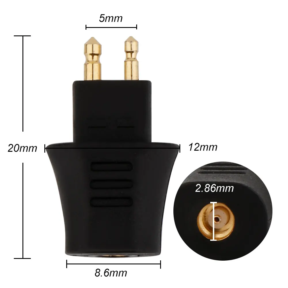 2pcs Mini FOSTEX To MMCX Female/2pin 0.78mm Headphone Converter Adapter TH900 TH600 TH909 MKII MK2 Headsets Audio Jack