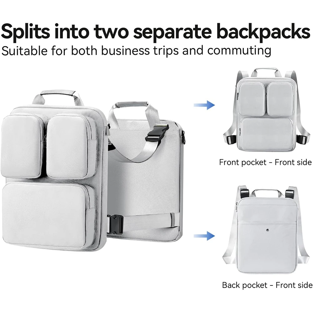 External Luggage Bag for Luggage Travel Organizer Storage Bag Lightweight 15.6-inch Laptop Handbag Suitcase Additional Vest Bag