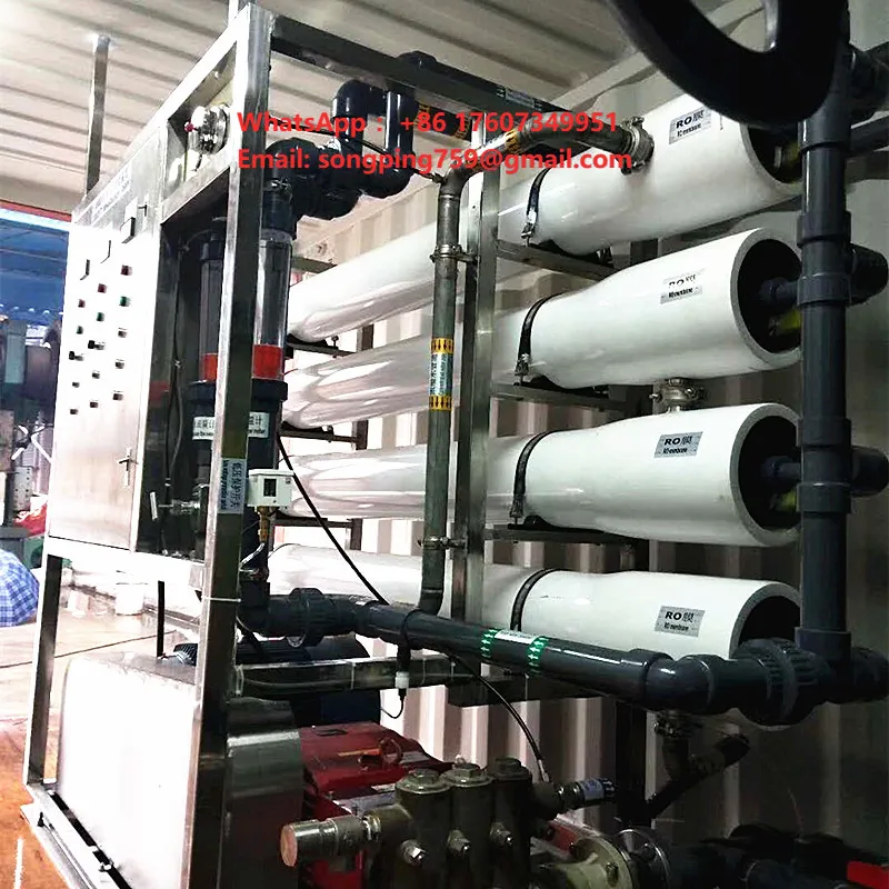 100L/H Salt Water to Drinking Water Machine Water Desalination Machines for Boats Watermaker for Yacht Marine Desalination Plant