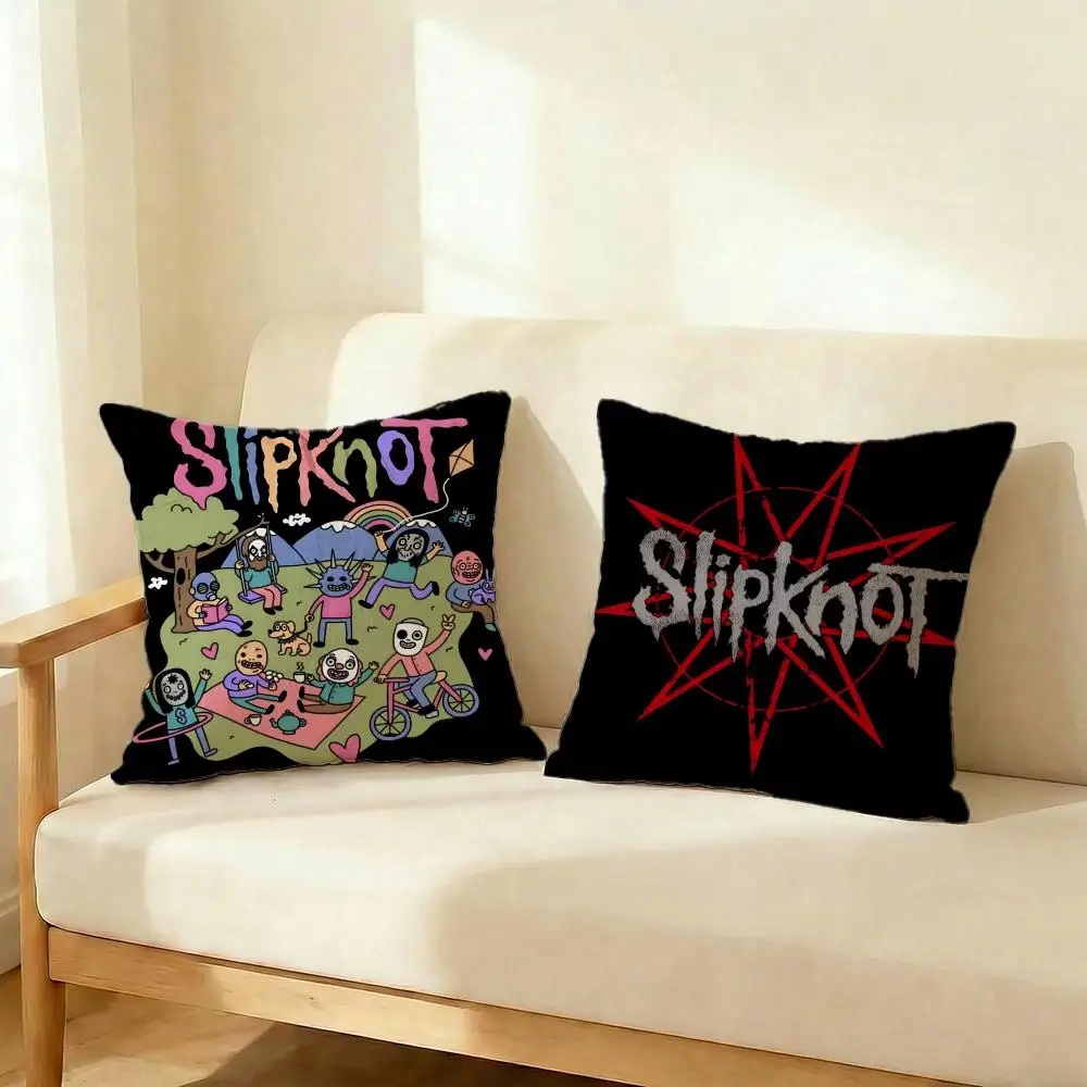 Music Slipknot Cushion Cover Decorative Cushions Covers Cover Sofa 50x50 Pillow 4 Piece 45x45 40x40 Pillowcase