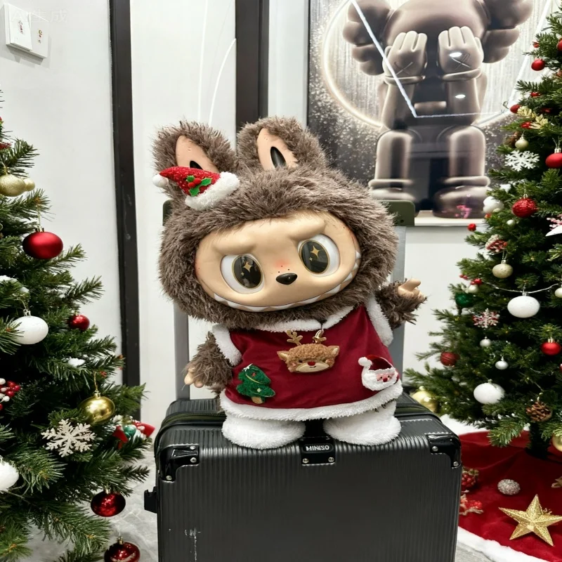 

For 58cm Feference Labubu Clothes Christmas Zimomo Baby Clothes Large Labubu Baby Clothes Doll Clothes Red Set