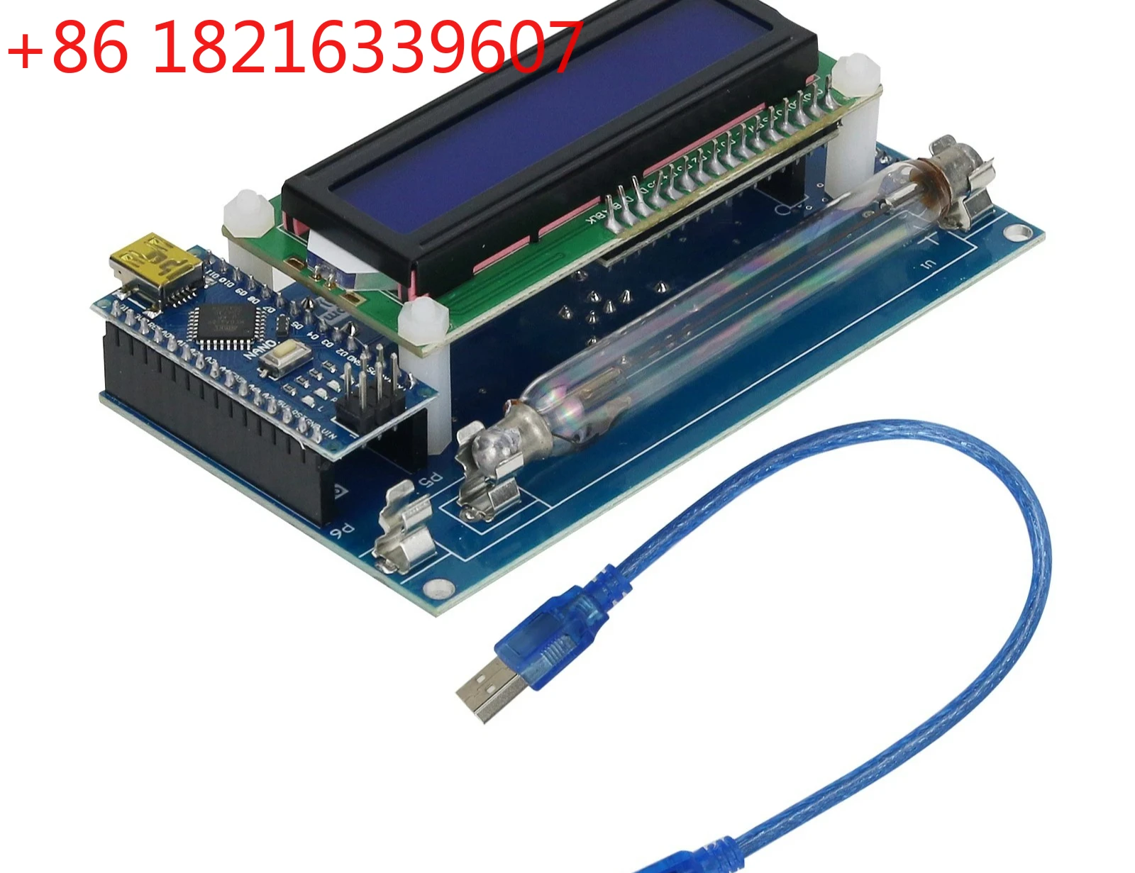 TAO  DIY Open Source Geiger Counter Meter Kit Module Miller GM Tube Detector Radiation LCD Display
