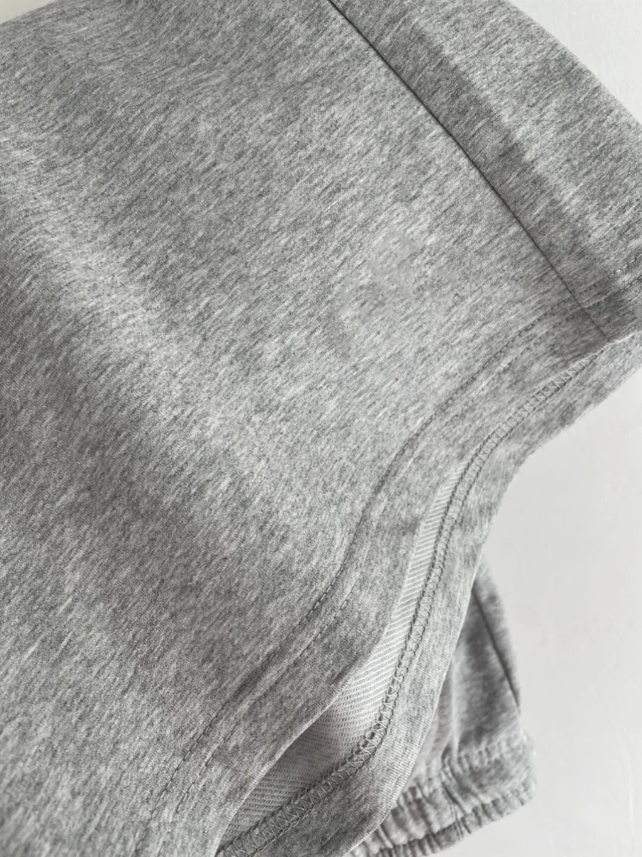 กางเกงวิ่งลำลองผ้าฝ้ายแท้ทรงหลวมสไตล์ BF สำหรับผู้หญิงใส่สบายในฤดูร้อน ทรงตรง ความยาวกลาง