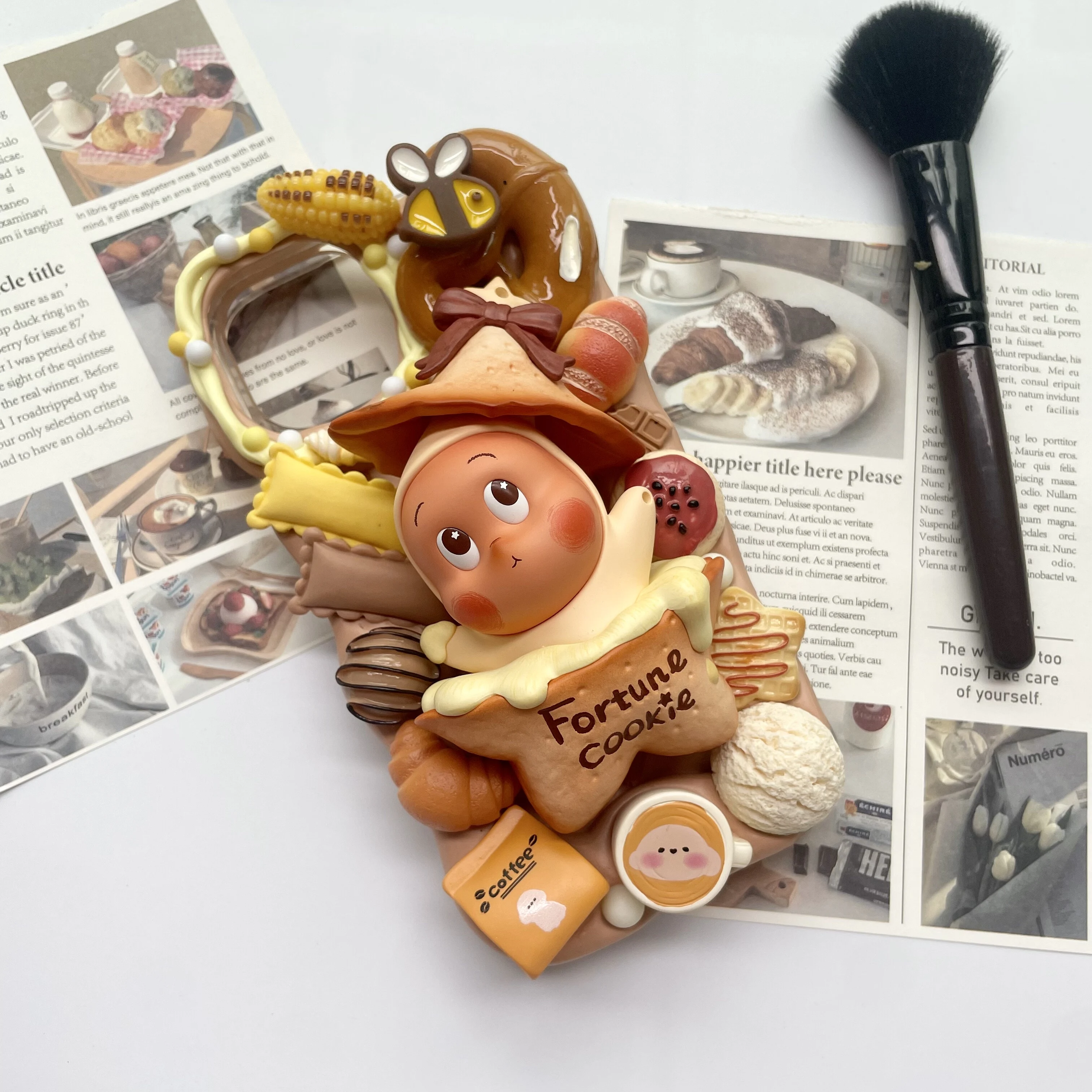 Funda de teléfono hecha a mano 3D para Samsung S24 S25 S26 funda moblie de comida ultra bonita Galaxy s23 S22 21 plus regalo de funda cremosa personalizado