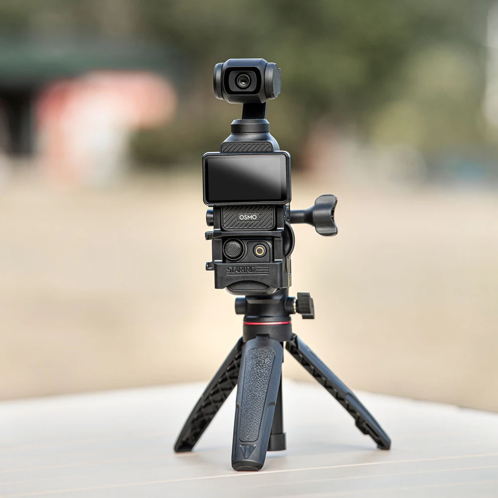 محول توسيع لـ DJI Osmo Pocket 3 حامل إطار متعدد الوظائف إطار حماية مع فتحة لولبية 1/4/حذاء بارد