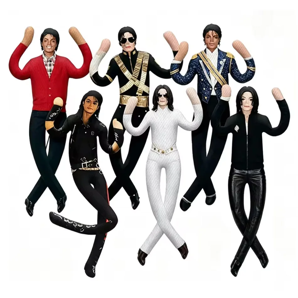 Abstract Jackson Adjustable Pose Statue Multiple Classic Outfits Clothing Desktop Decoration Collectible Ornament for Fans