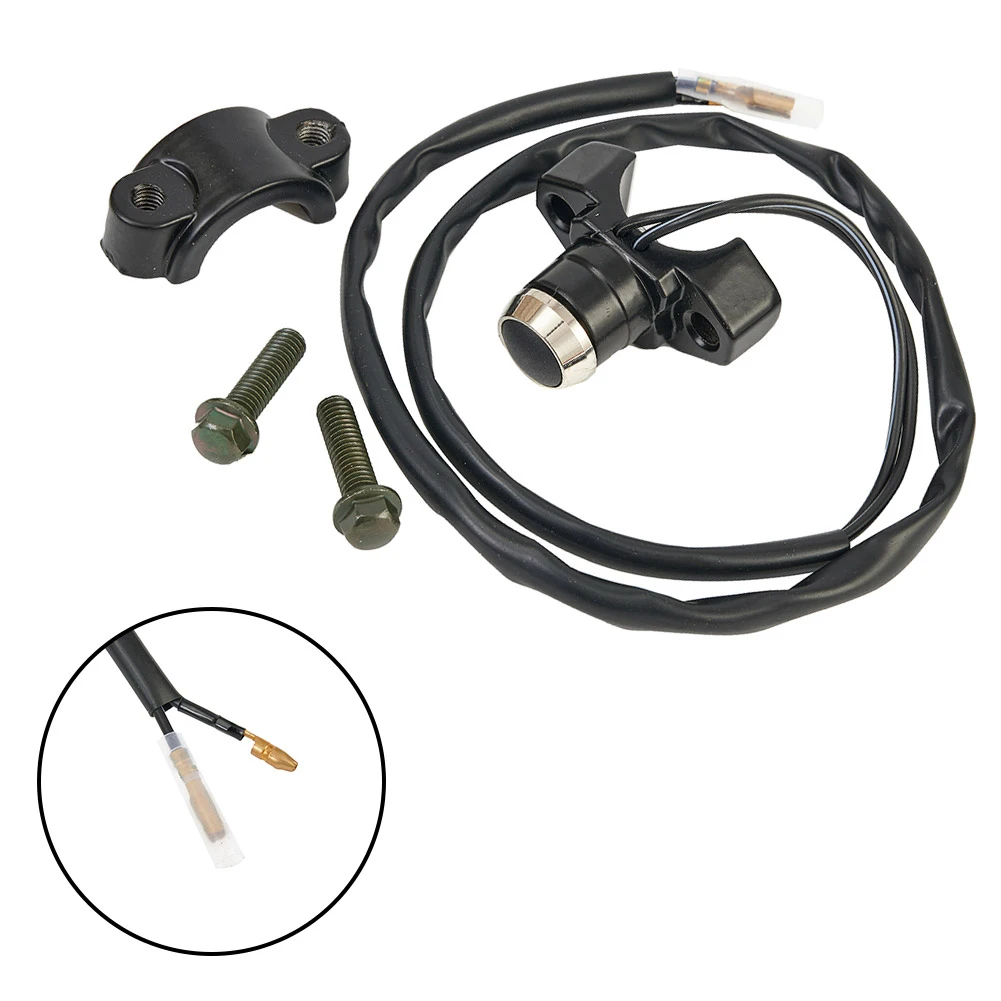 

Accessories Self-locking Switch Switch Button 1pcs/set 7/8\\\" Handlebar Black Brand New Metal Universal Waterproof