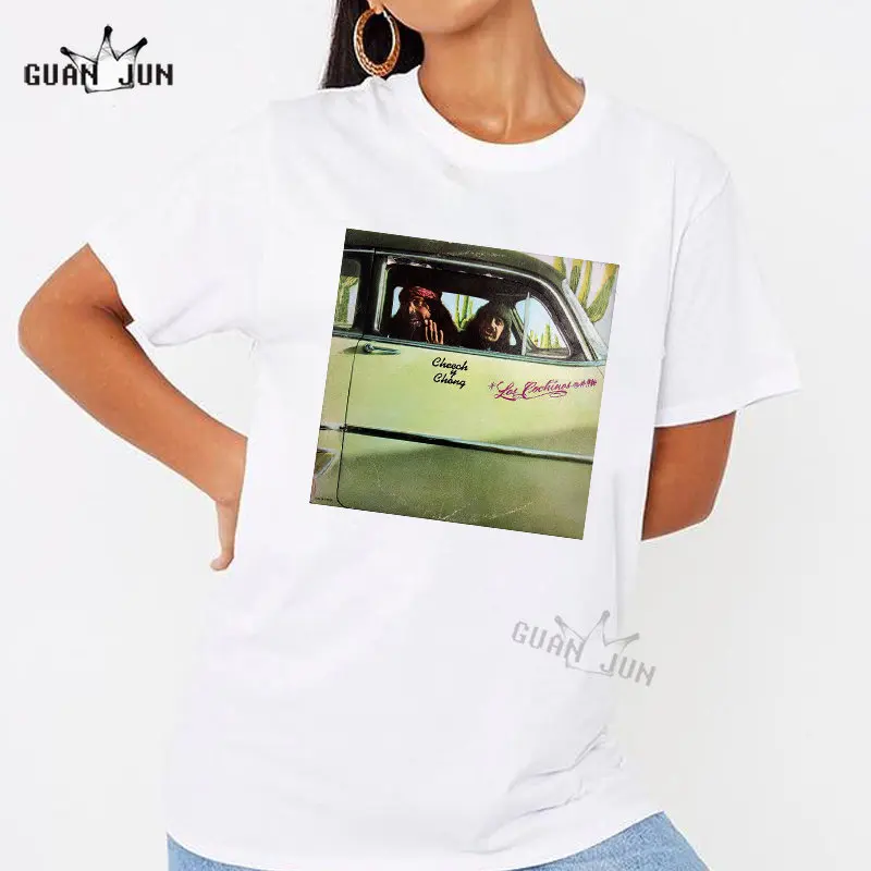 Cheech and Chong Los Cochinos Unisex Tshirt Cotton Men T-shirt Mens Womens Fashion Loose Hip Hop Oversized Tee Shirt Streetwear