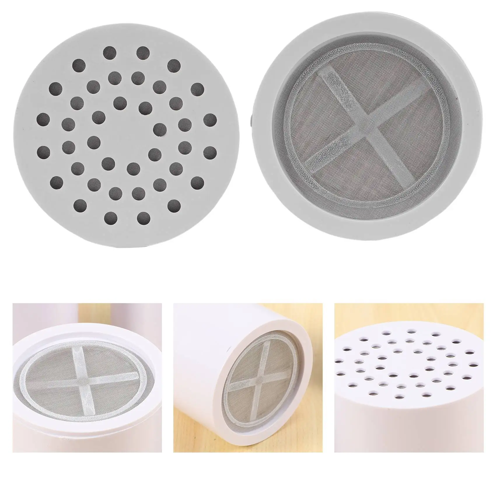 Cartuchos de filtro de água de chuveiro universais de 15 estágios (pacote com 4) removem cloro, microorganismos e água dura - substituição