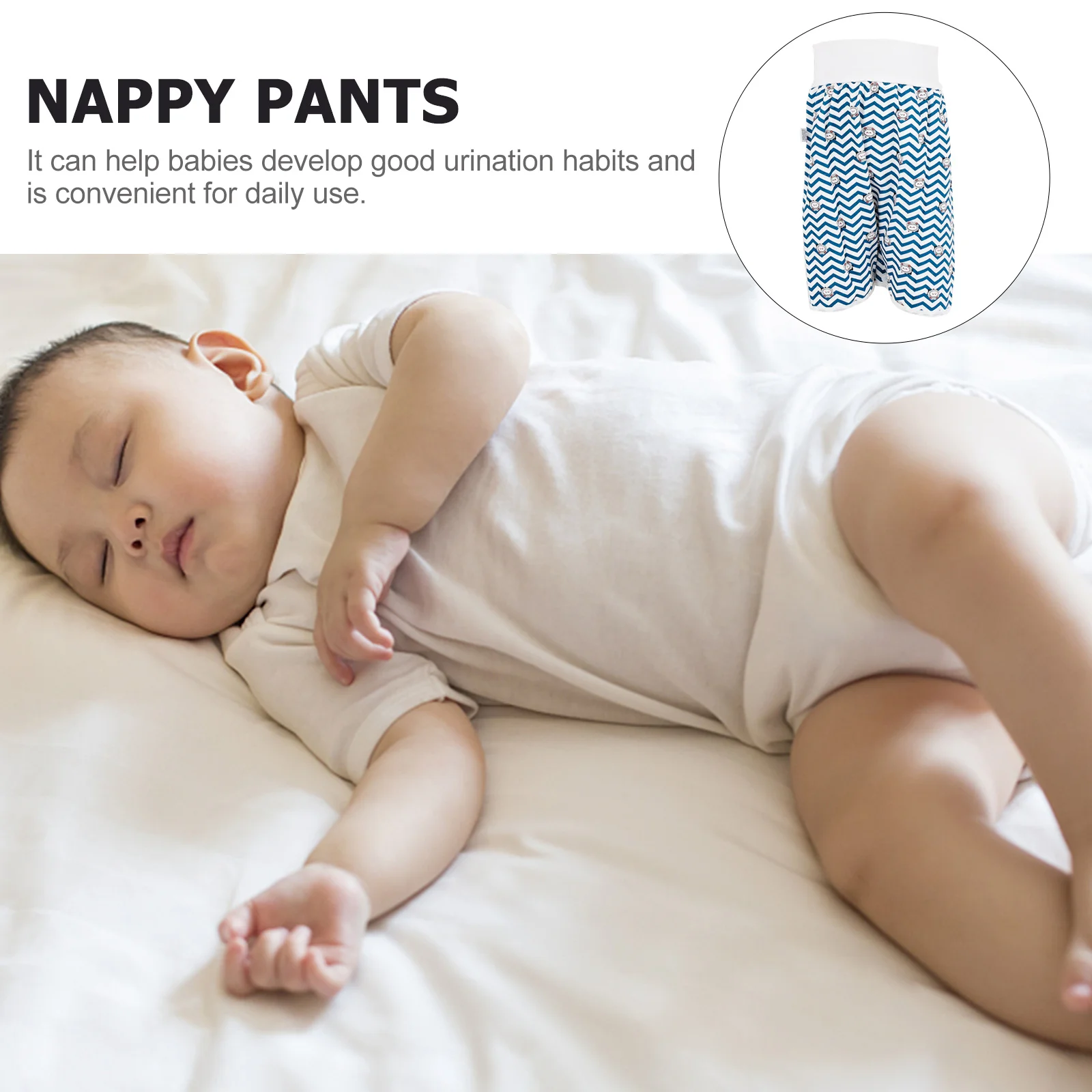 Pantaloni gonna pannolino per bambini Adorabili pannolini utili per addestramento in fibra di bambù Letto per dormire Bambino