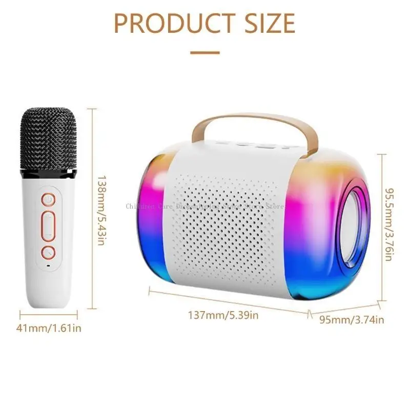 Máy karaoke cho trẻ mics mics đèn led loa từ 5-12