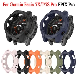 Funda protectora monocromática de TPU para Garmin Fenix 7X Pro/7/7x/EPIX Pro, accesorios de cubierta protectora de reloj deportivo de 47MM y 51MM