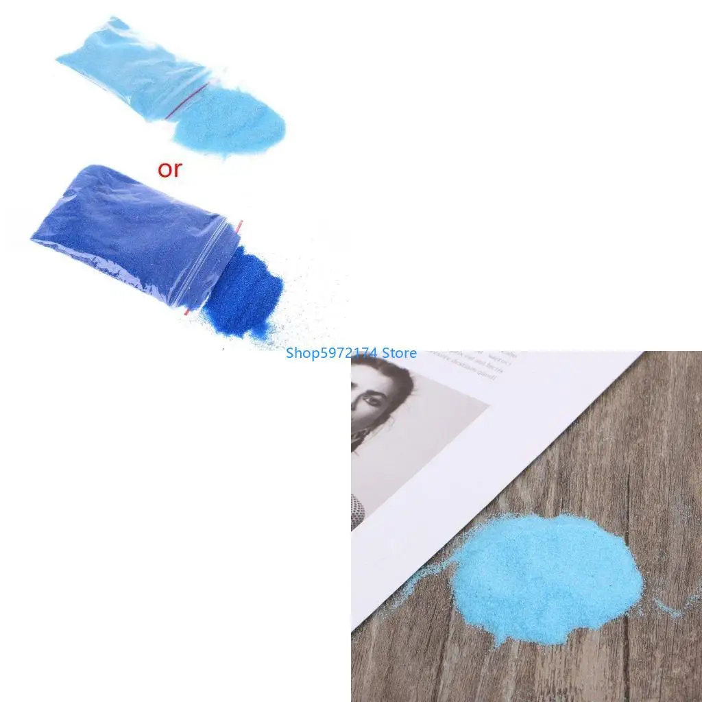 Y3NB 1 Pack Blue Sand For Micro Landscape Decoration Hourglass Party