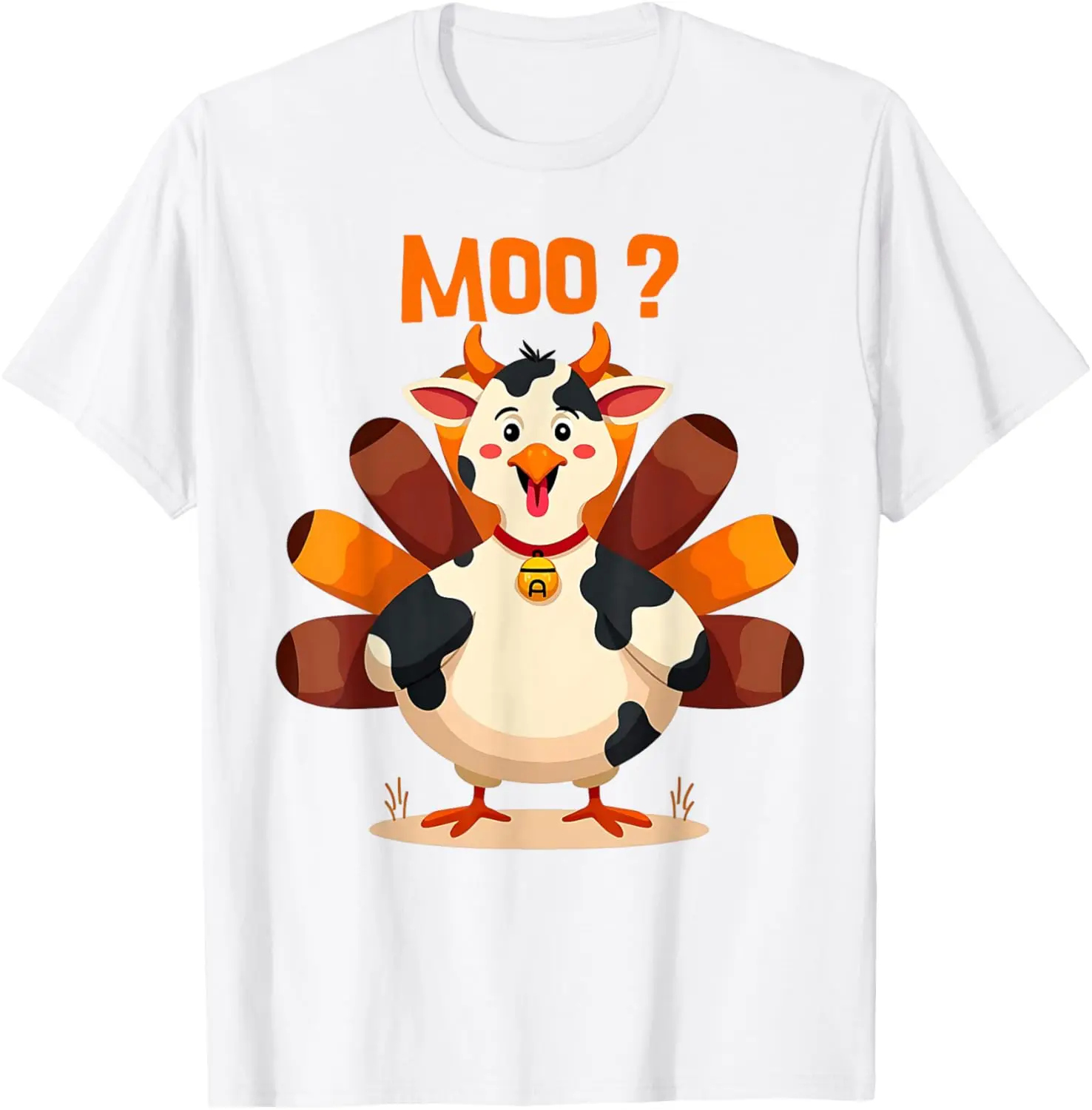 

Забавная футболка с индейкой Moo на День Благодарения