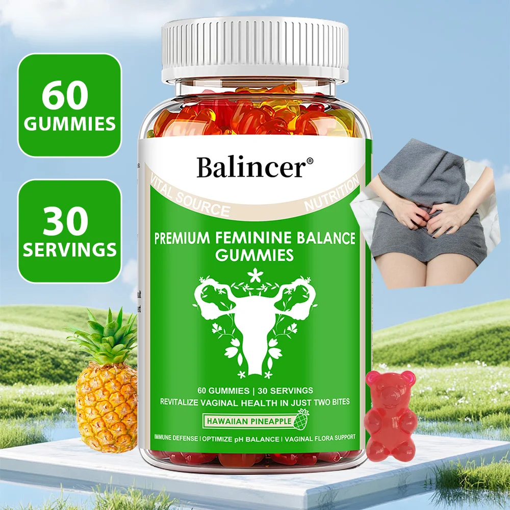 

Women's Probiotics Women's PH Balance Gummies - Pineapple Flavor, Supports Vaginal Health and Overall Women's Wellness