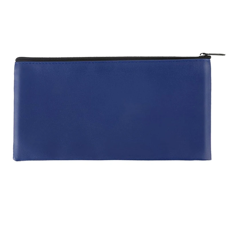 2 шт. мешки для денег с застежкой-молнией, банковские депозитные сумки для денег, органайзер, кошелек для проверки, дорожный мешочек для денег для монет, купюр, косметика