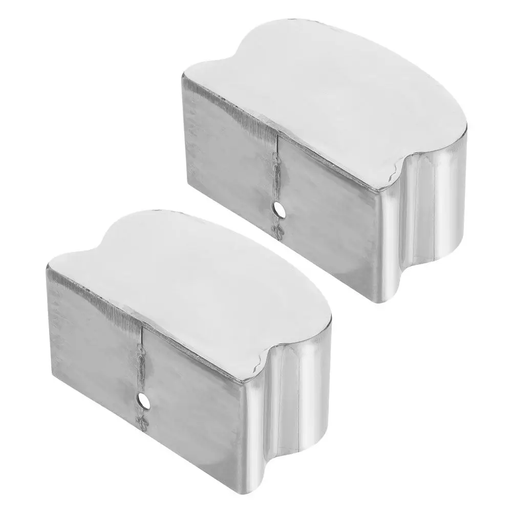 2Pcs Heavy Duty Stainless Steel Handrail End Covers Rust Proof for Corridor Stair Balcony Staircase Handrail End Caps