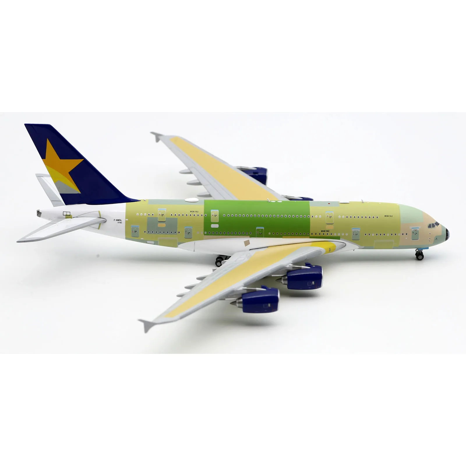 SKYMARK Airline "métal nu" Airbus A380 Diecast Aircraft Jet Model F-WWSL Cadeau d'avion à collectionner en alliage XX4469 Ailes JC 1:400