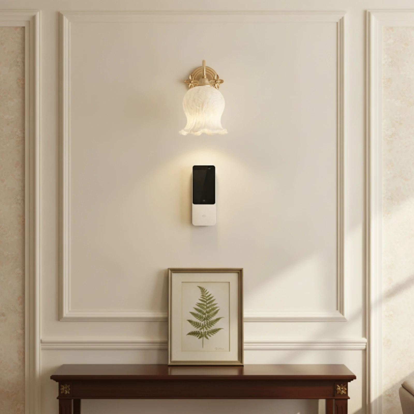 Flower Shaped Glass Lamp Shade Ruffled Glass Lamp Shade European Design Lamp Cover Lighting Part for Living Room