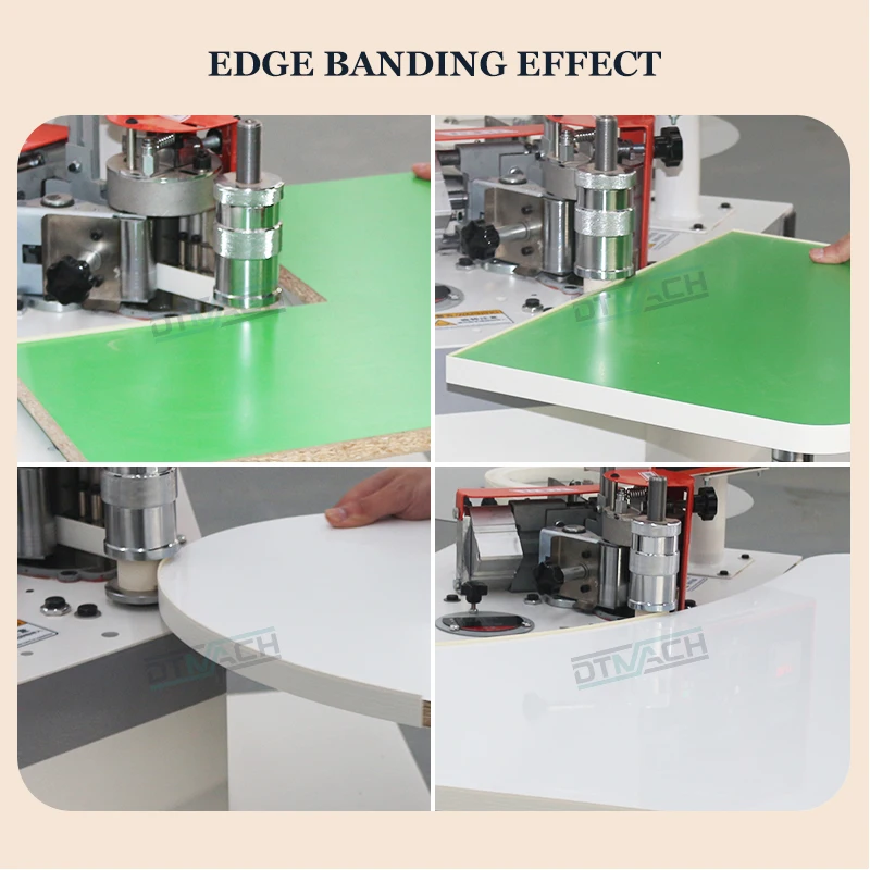 wholesale wood board pvc straight curve woodworking automatic edge banding machine