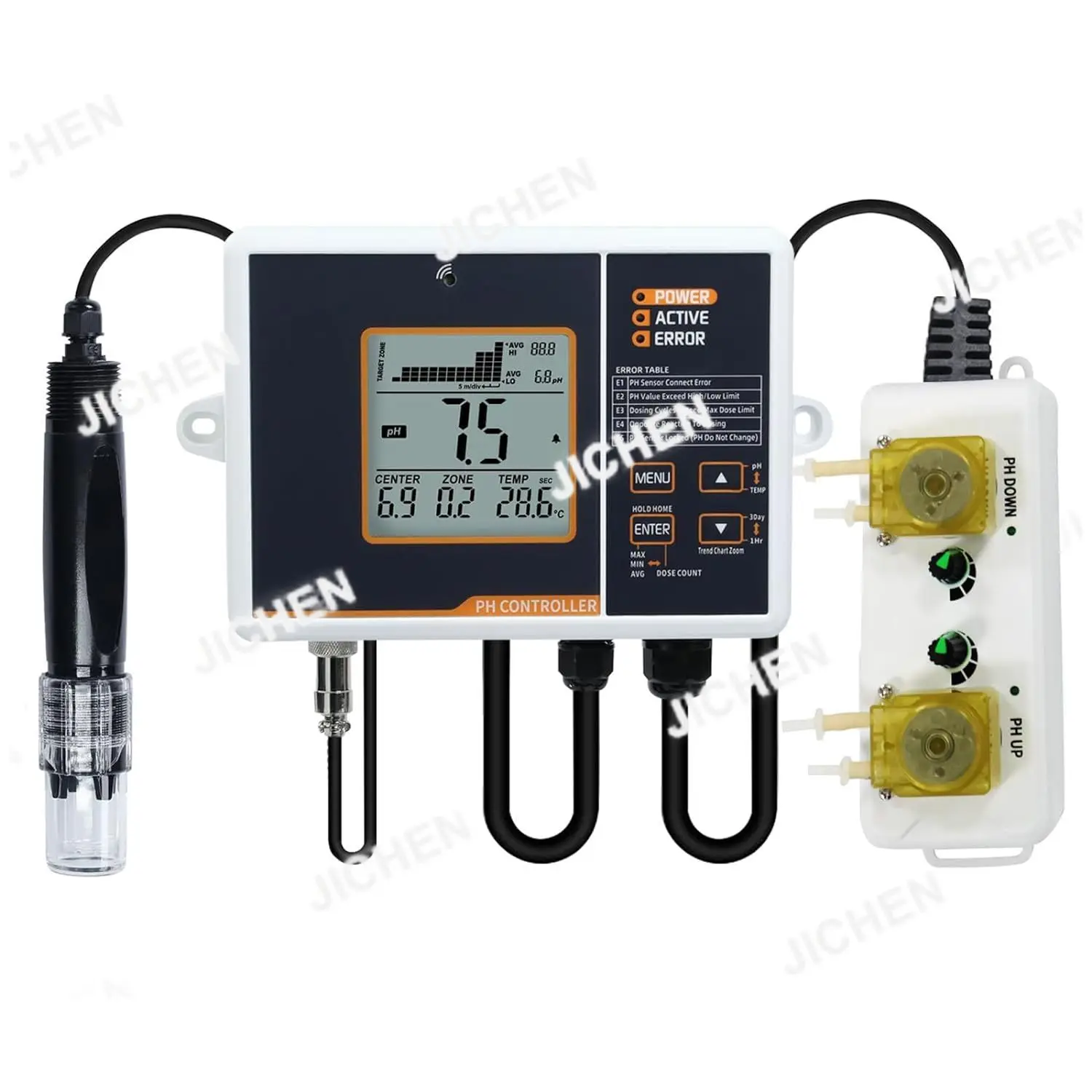 PHC-402 PH Контроллер автоматической регулировки Двойное реле PH-метр Монитор Детектор качества воды