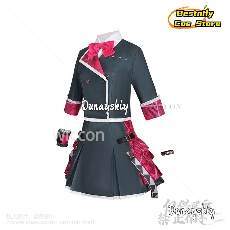 CosplayGame Project Sekai تأثيري Mikuuu زي ليو يحتاج أنيمي موحدة الساخن الوردي Jirai Kei الفتيات فستان منقوشة تنورة لوليتا مخصص