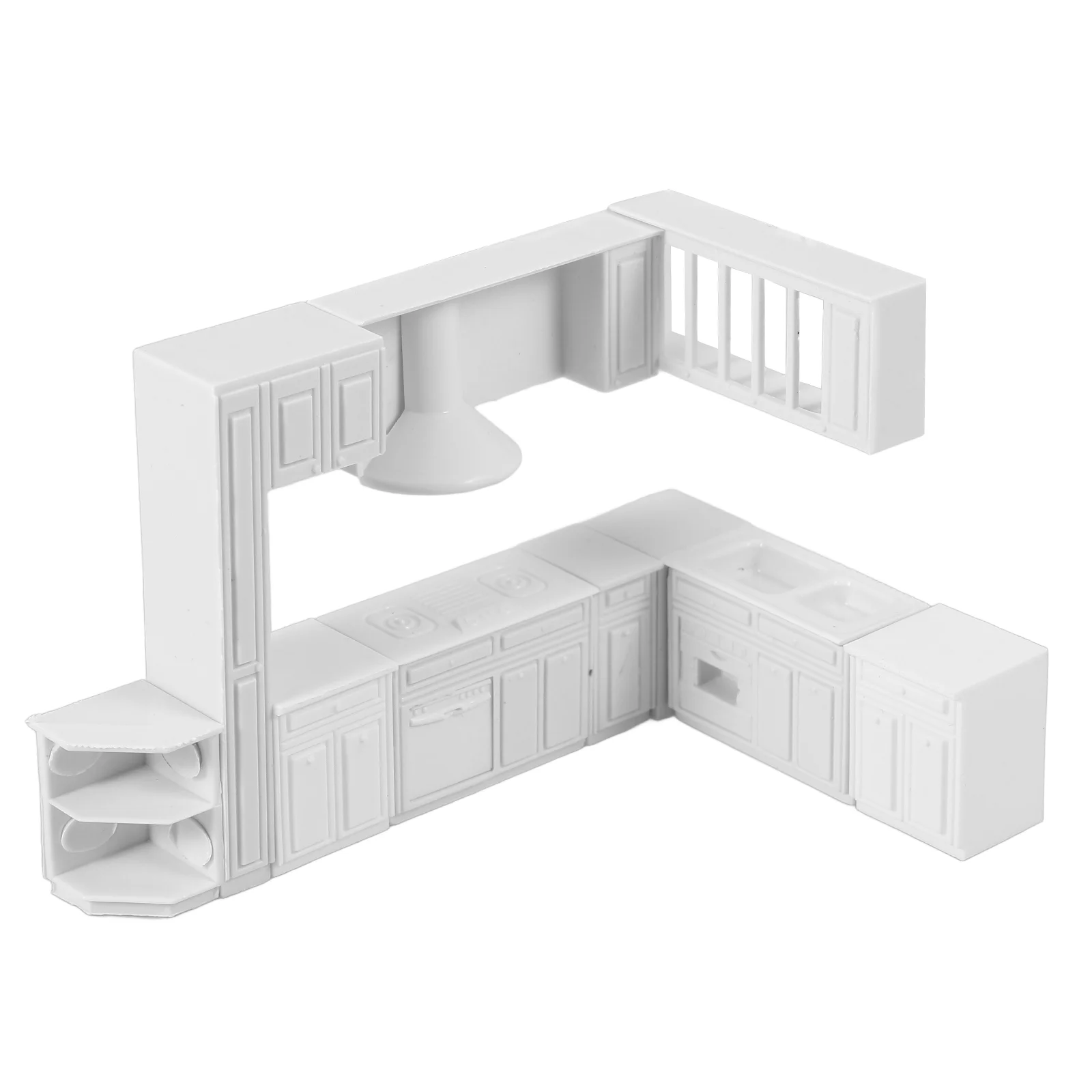 Miniature Furniture Model For House 1/12 Scale Dollhouse Washing Basin Abs Kitchen Prop