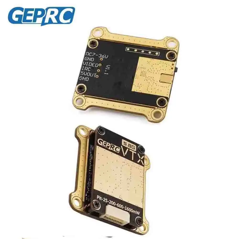 

GEPRC 25mW200mW600mW 1600mW Adjustable Video Trans Mitter 30X30mm For FPV Quadcopter Drone RC RAD VTX 5.8G 1.6W 40CH PIT Mode