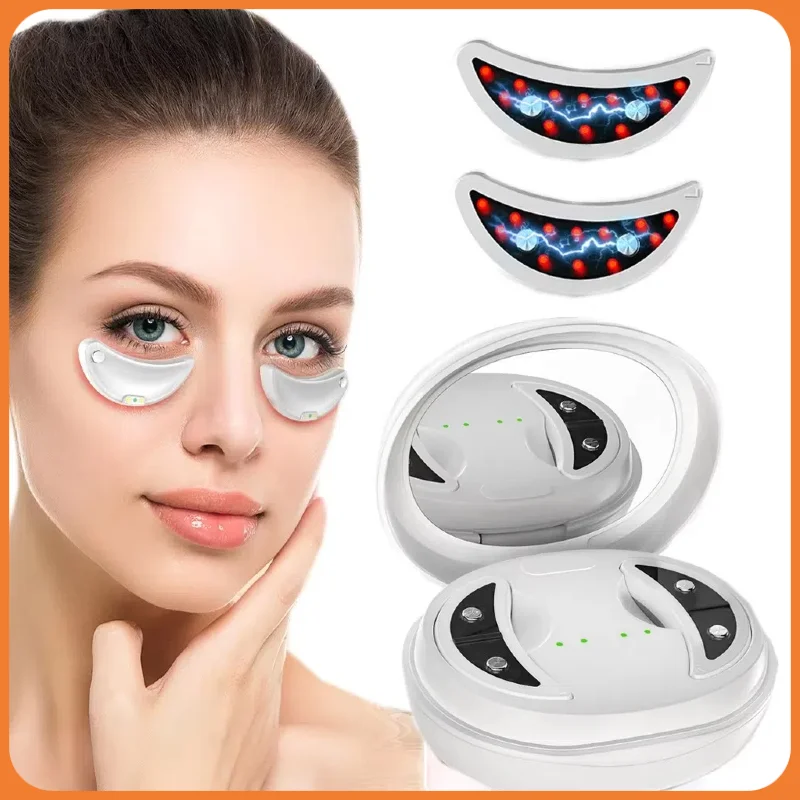 

Electric Portable EMS Red Light Therapy Eye Patch LED Microcurrent Anti-Aging Dark Circles Remover Beauty Health Massage Device