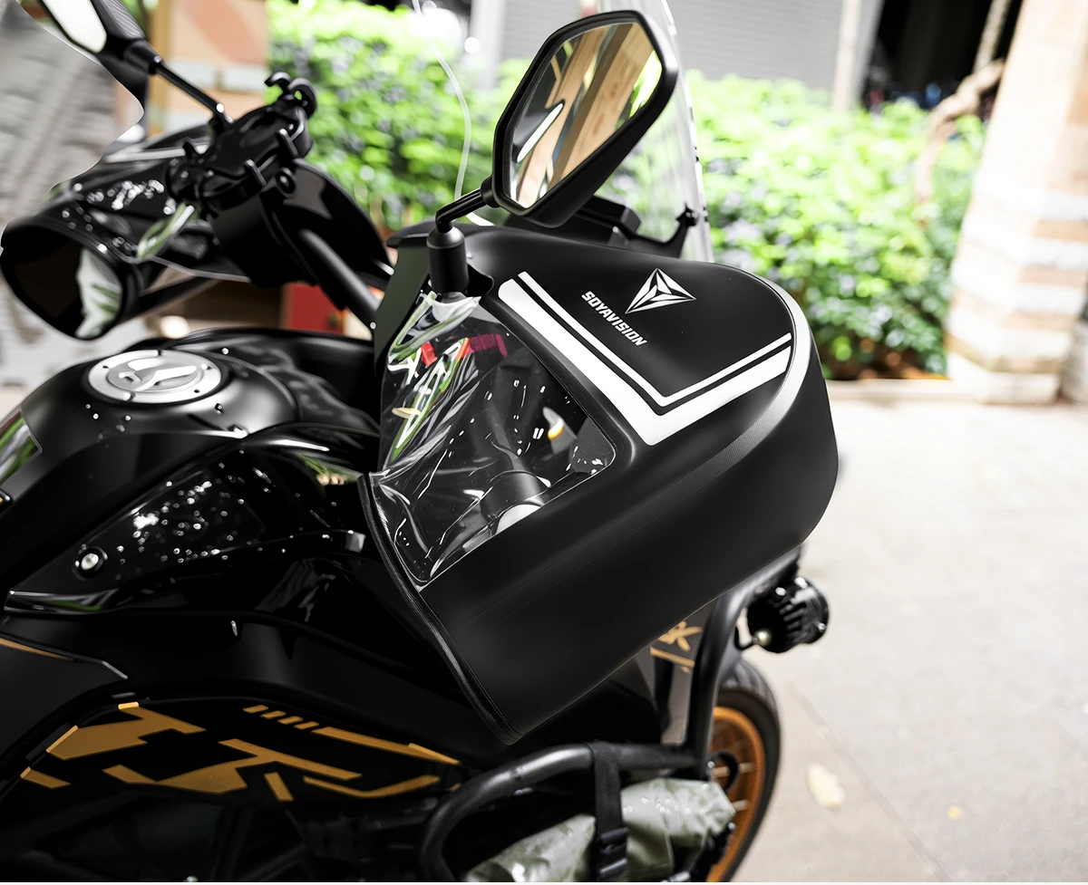Motorcycle Parts Riding equipment motorcycle electric handlebar cover winter windproof summer waterproof handlebar cover view 6