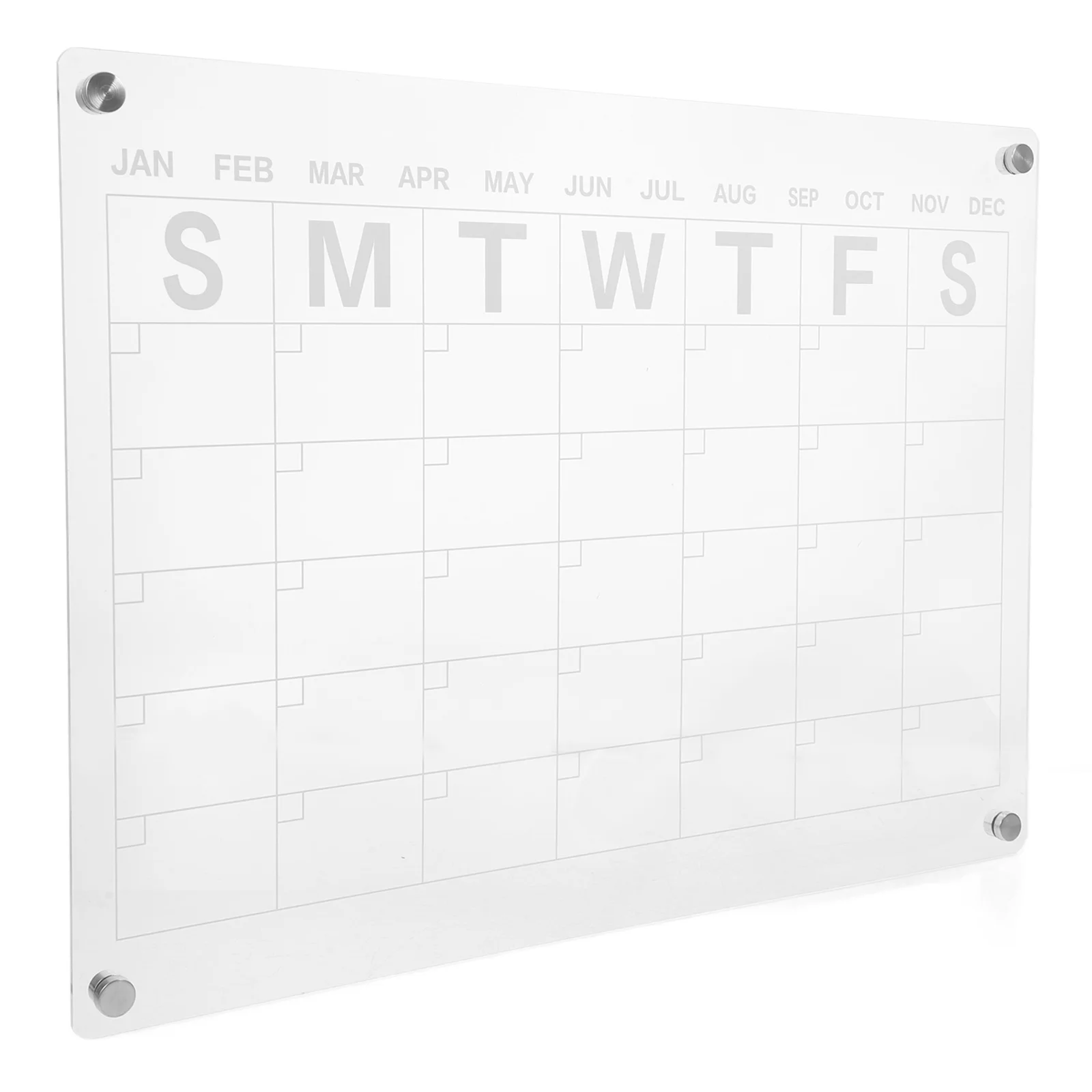 Magnetic Dry Erase For Fridge Weekly Planner Board Acrylic Transparent Schedule Organizer Reusable Memo Message Note Board