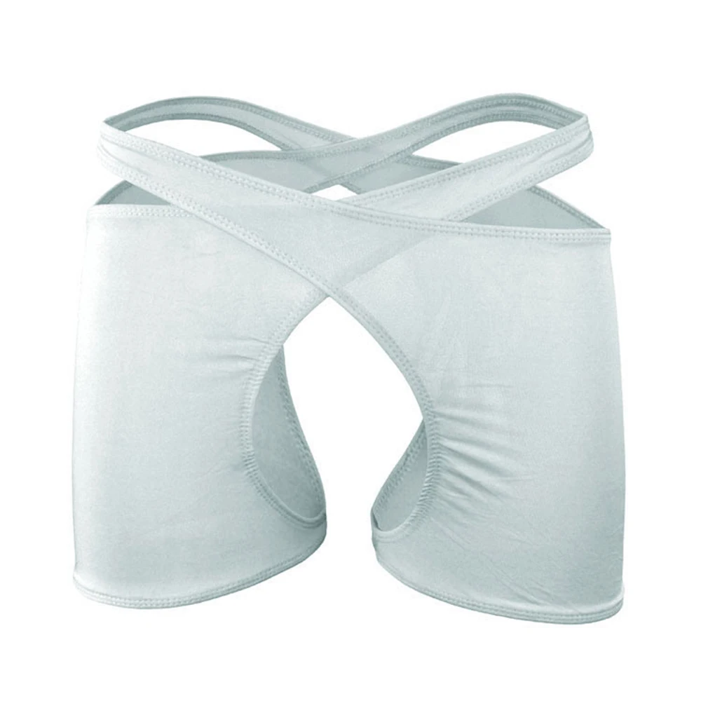 

Mens Low Rise Smooth Elastic Waist Breathable Panties Underwear Solid Color Boxer Shorts Trunks Briefs Underpants Cross