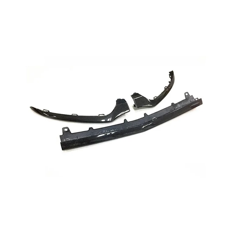 Carbon Fiber CF Front Bumper Lip Spoiler Splitters Diffuse For Mercedes C Class W205 C205 Coupe C200 C300 C400 C250 C250d 4MATIC