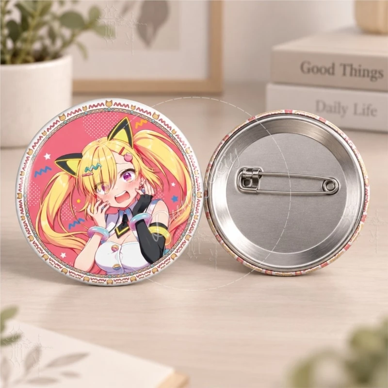 Anime BanG Dream Nakamachi Arale Mugendai Mewtype Tin Badge Brooch Cos Accessory Collectible Pin For Comic Con Collection COS​​​