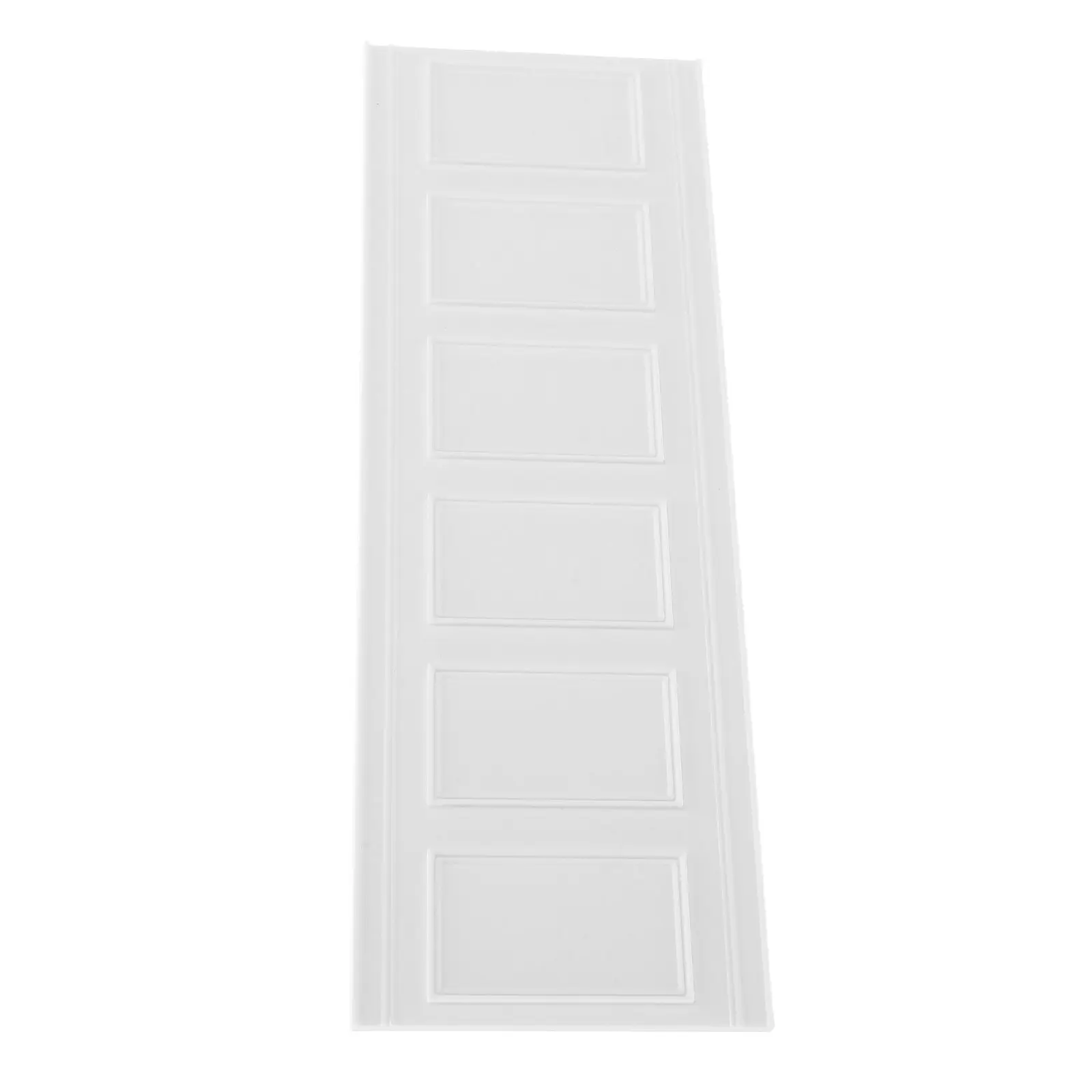 

Dollhouse Wainscoting Panels Self Adhesive Mini Wall Trim For Seamless Baseboard Decoration Peel Stick Molding Resin