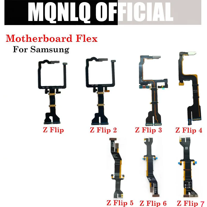For Samsung Z Flip 2 3 4 5 6 F741 F731 F721 F711 F707 F700 Flip7 F766 Mainboard Connector Flex Cable LCD Display Spin Axis Flex