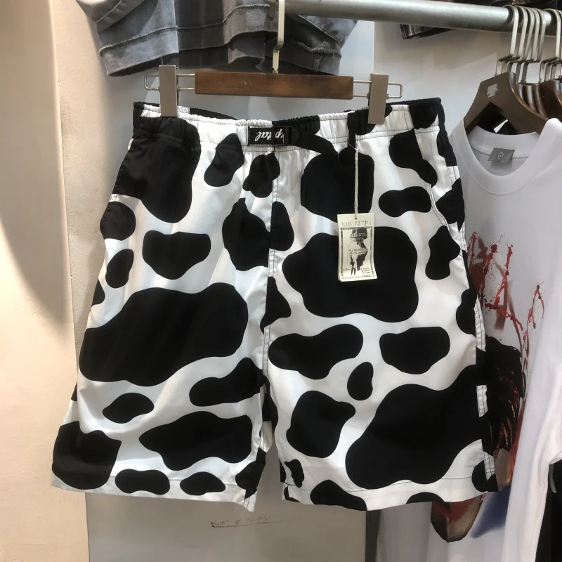 Kapital 2SS Qui Dry Polka Dot Leopard Print Kasual Longgar Olahraga orts Celana Lima Titik Trendi Pemuda Vitali Sle