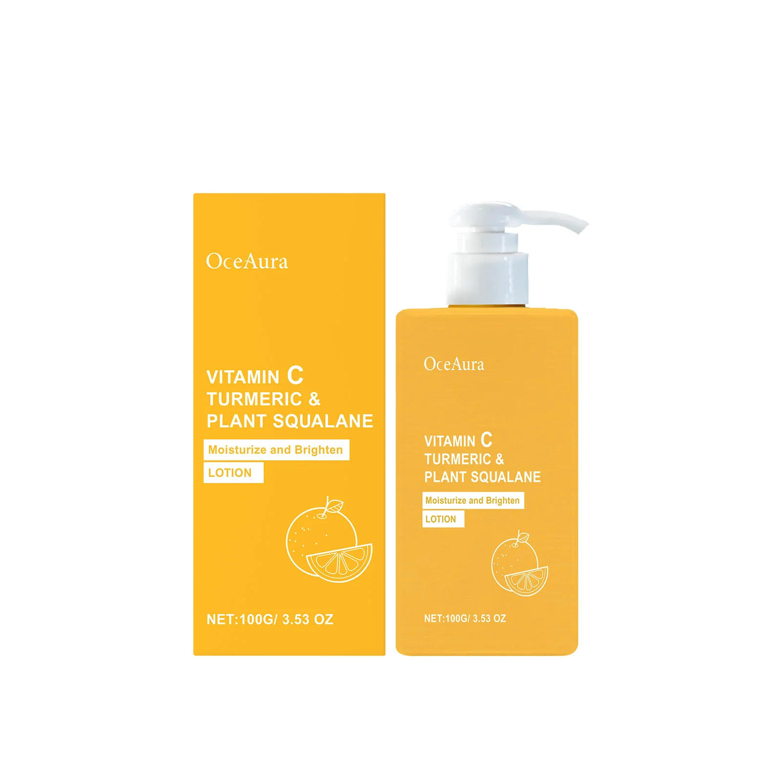 

Vitamin C & Turmeric Brightening Lotion - With Plant Squalane for Hydration | 100g"