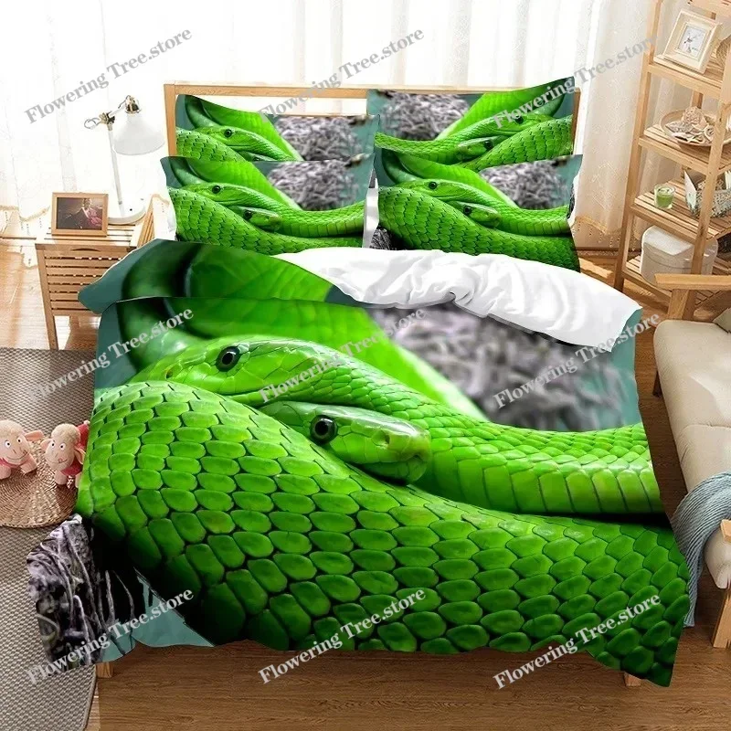 Spider And Animals Bedding Set Microfiber 3D Print Duvet Cover Queen King Size Fashion Design Comforter Cover With Pillowcases