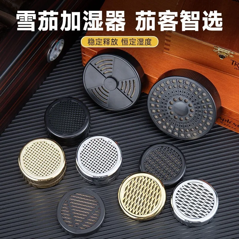 Round Cigar Humidifier, Plastic Floral Foam Type, Humidifier for Tobacco Shreds & Tea Leaves, Cigar Storage Accessory
