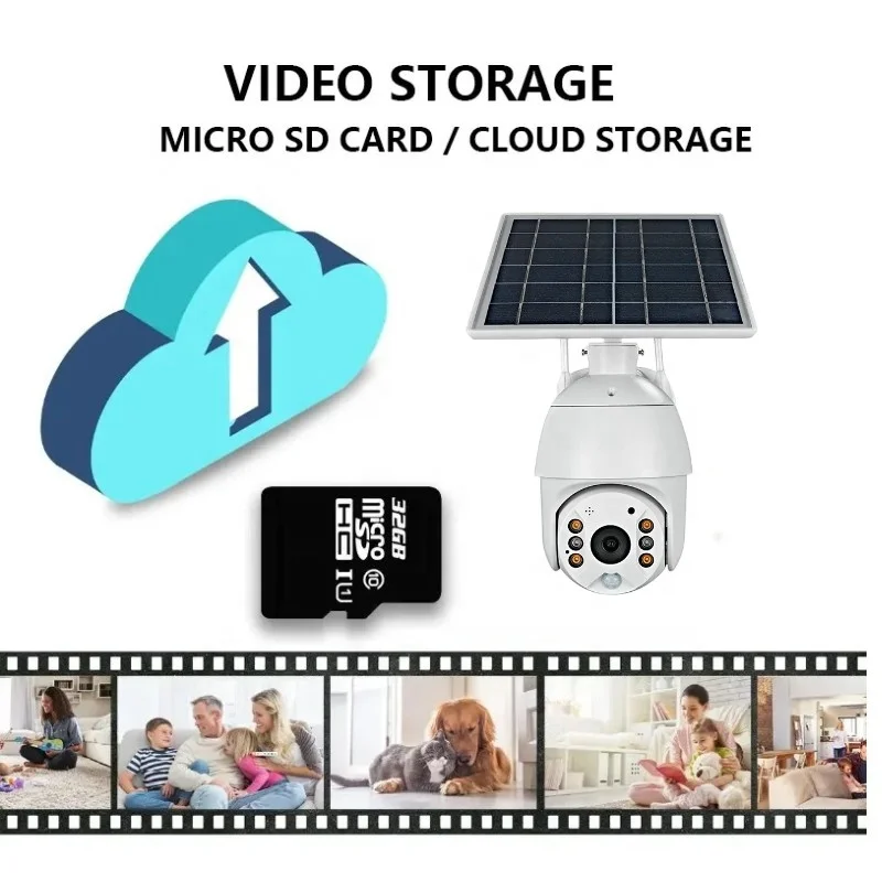 S10 5MP 4MP 3MP 4G تعمل بالطاقة الشمسية PTZ Ubox كاميرا لا سلكية خارجية مع نظام بطاقة Sim الأمن WIFI CCTV كاميرا تعمل بالطاقة الشمسية #6